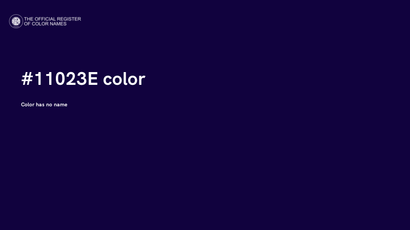 #11023E color image
