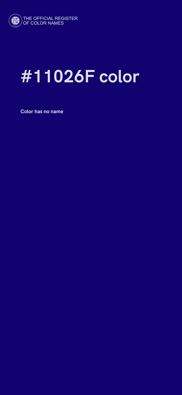 #11026F color image