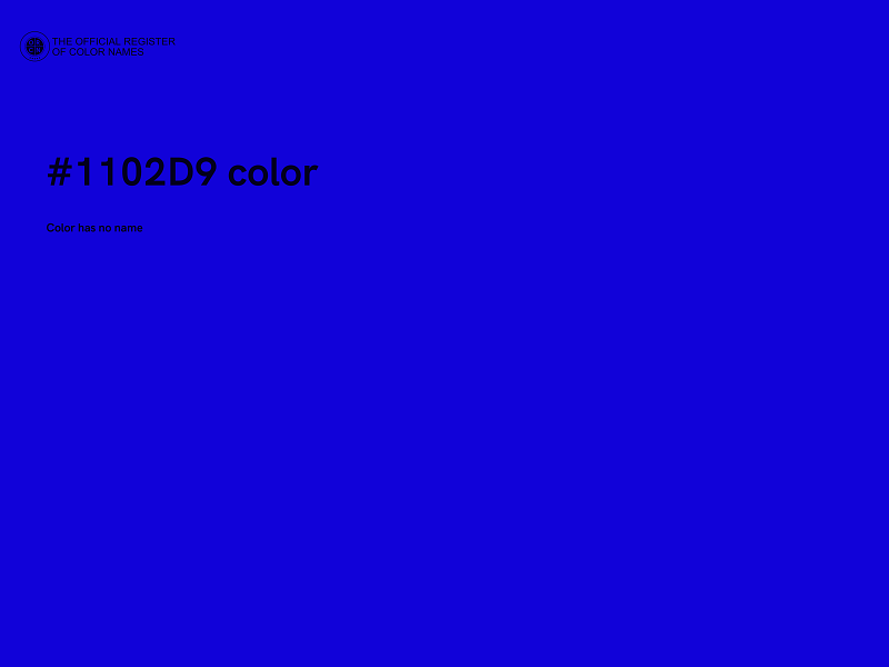 #1102D9 color image