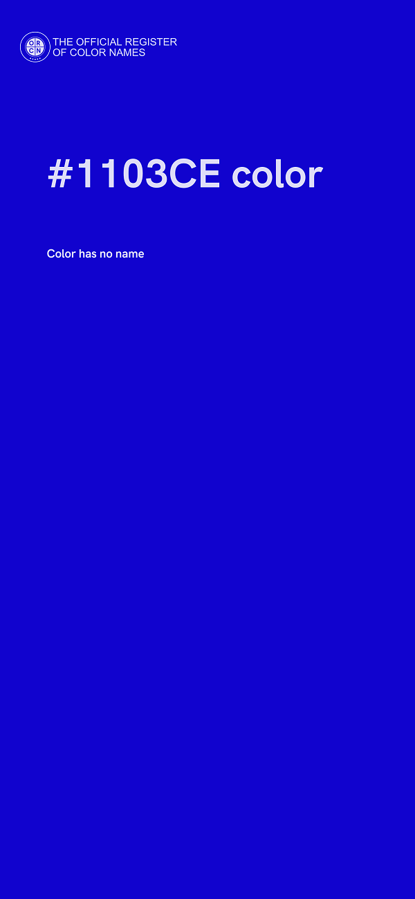 #1103CE color image