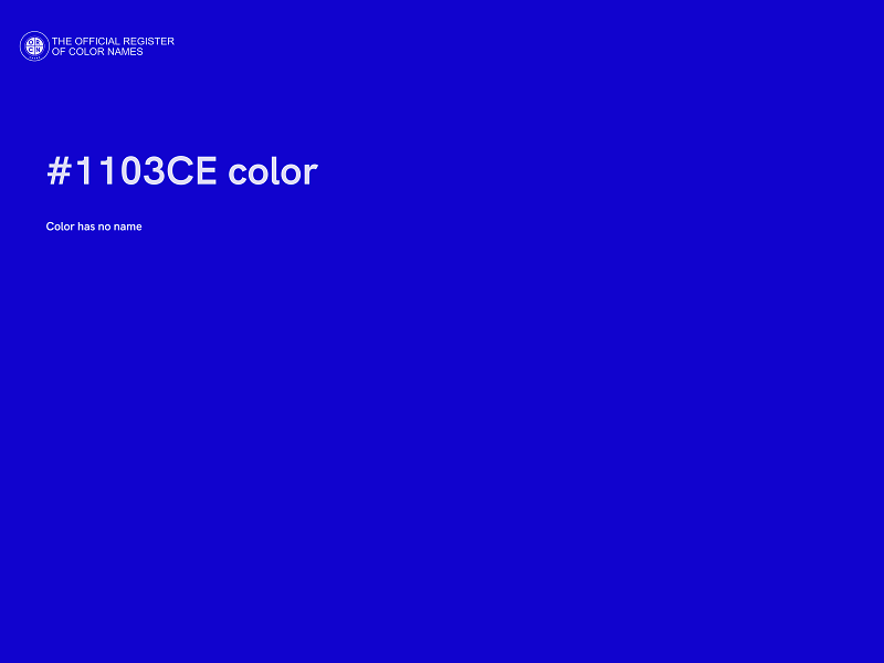 #1103CE color image
