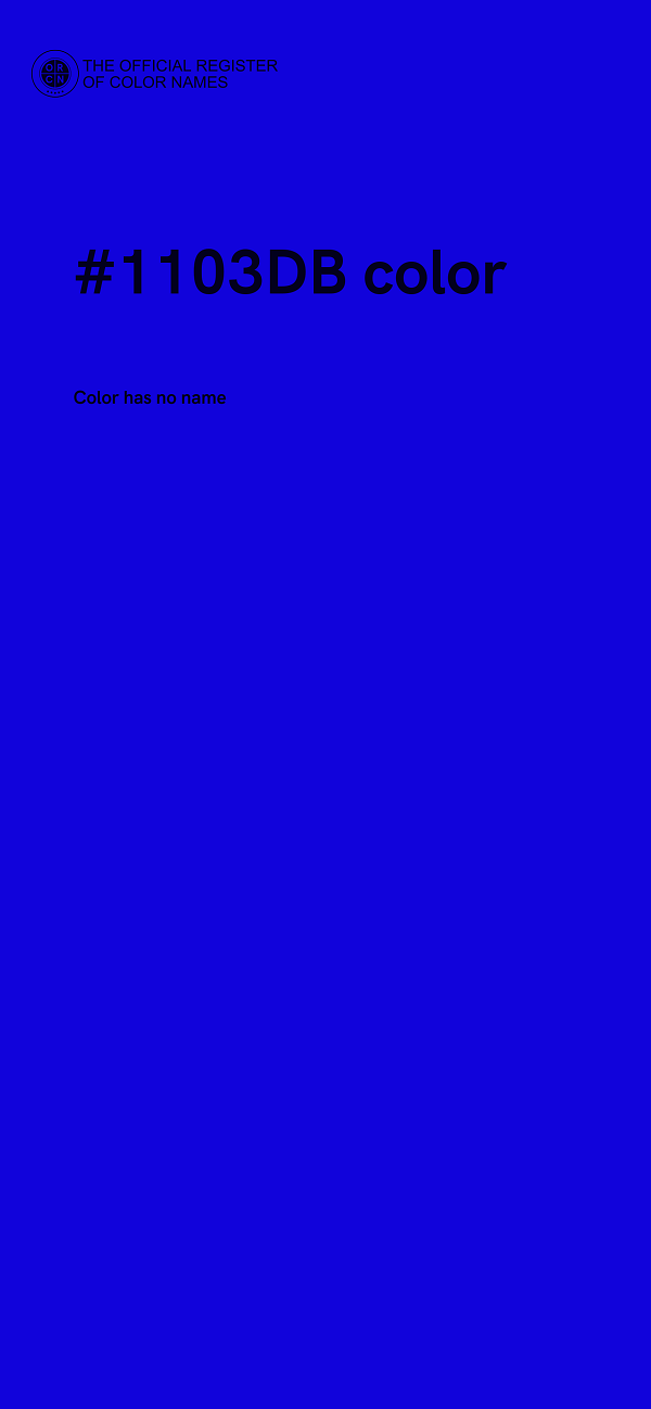 #1103DB color image