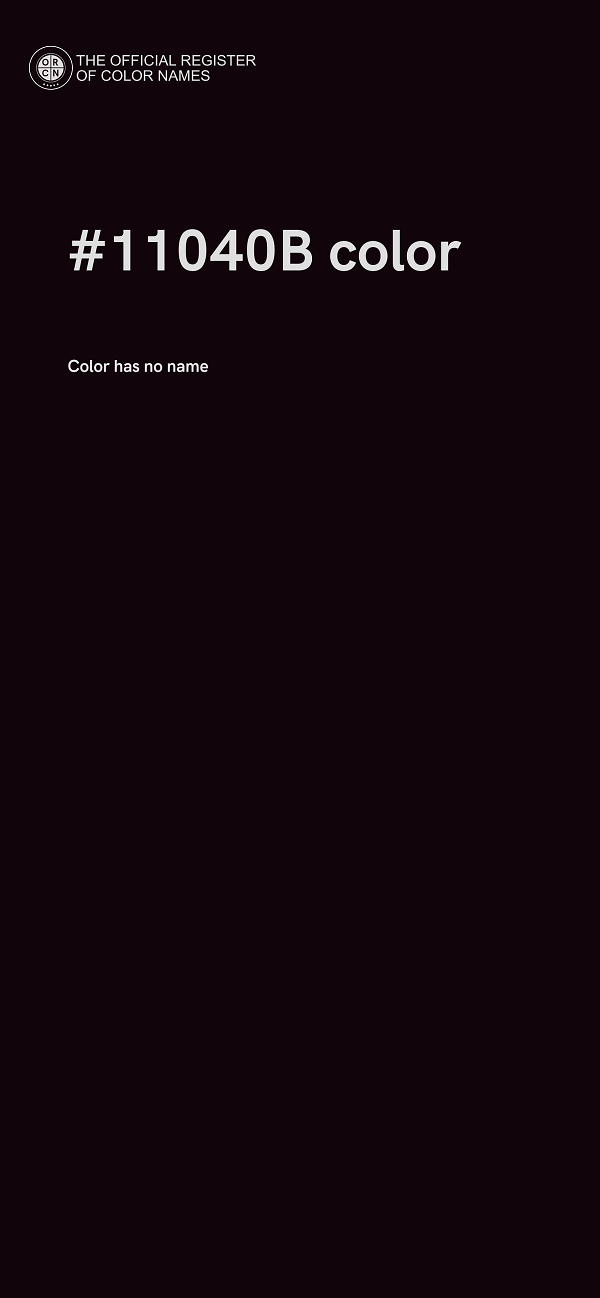 #11040B color image