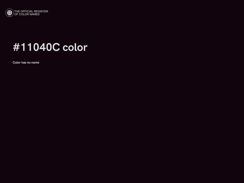 #11040C color image