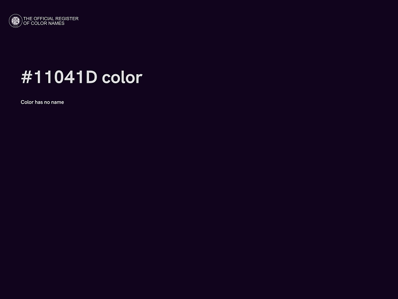 #11041D color image