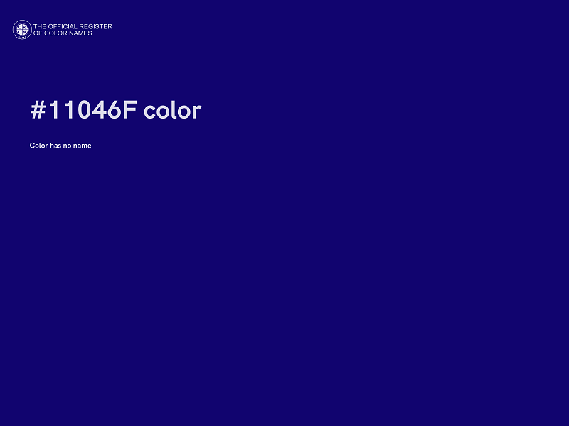 #11046F color image