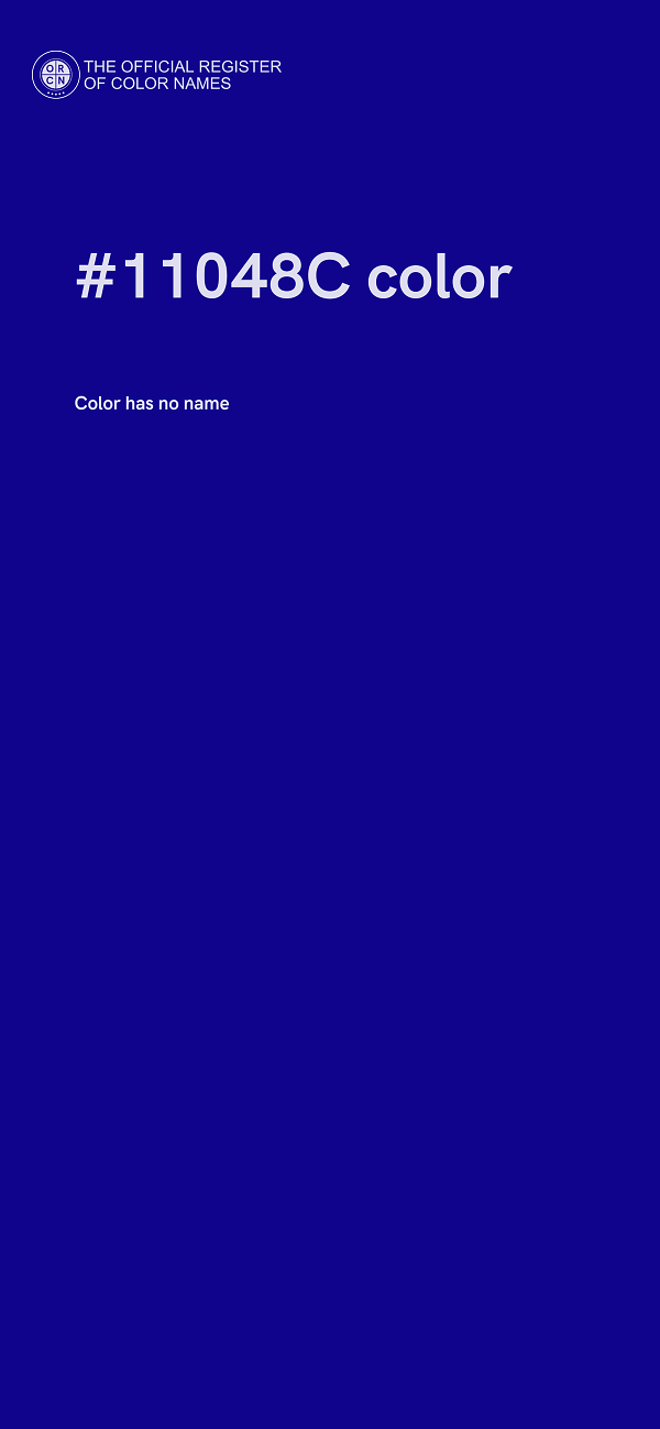 #11048C color image