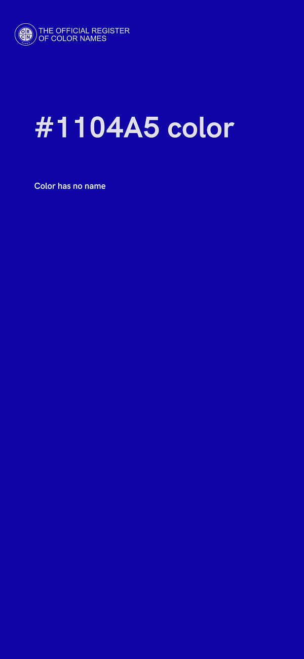 #1104A5 color image