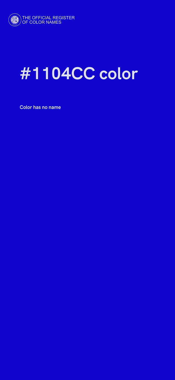 #1104CC color image