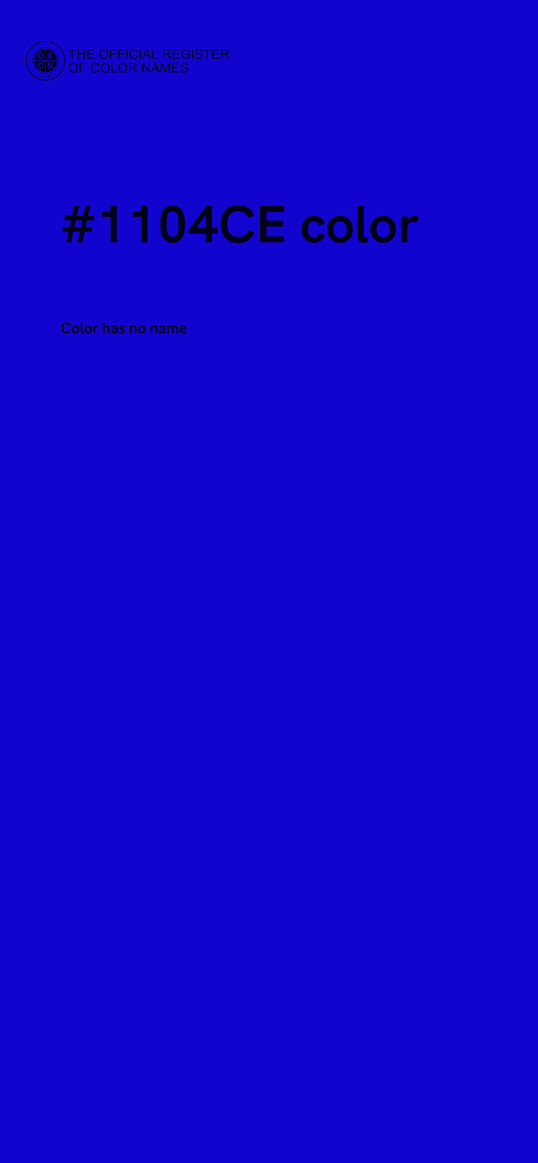 #1104CE color image