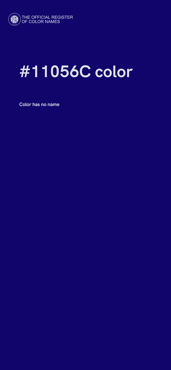 #11056C color image