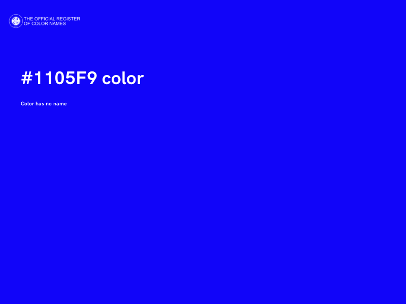 #1105F9 color image