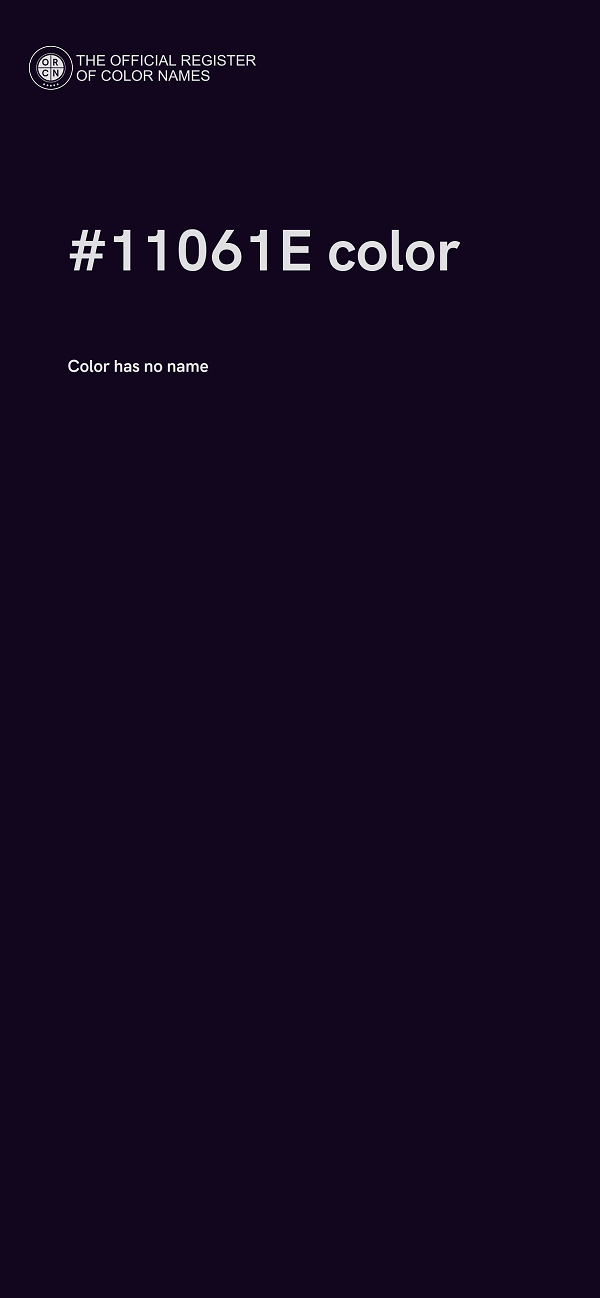 #11061E color image
