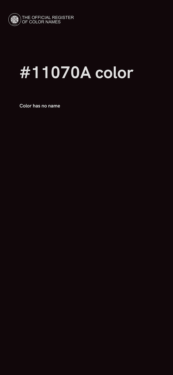 #11070A color image