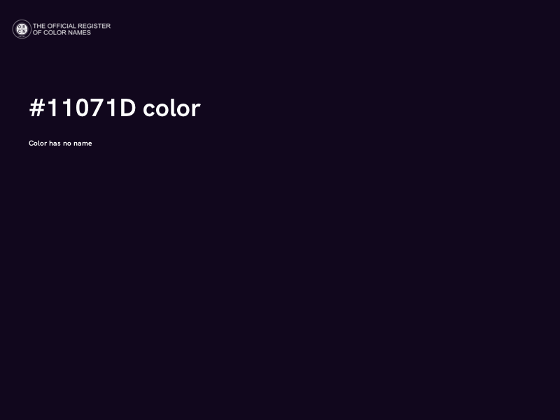 #11071D color image