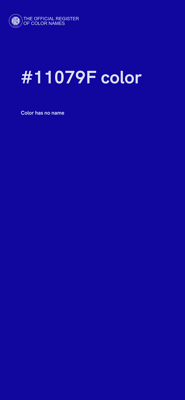 #11079F color image