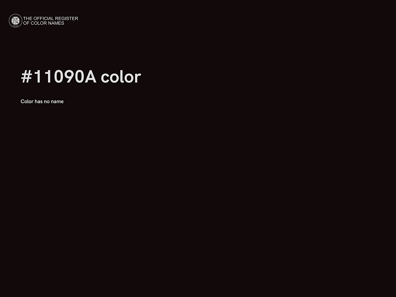 #11090A color image