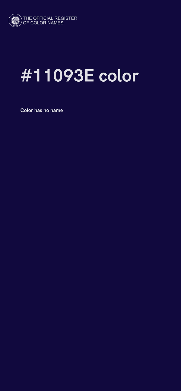 #11093E color image