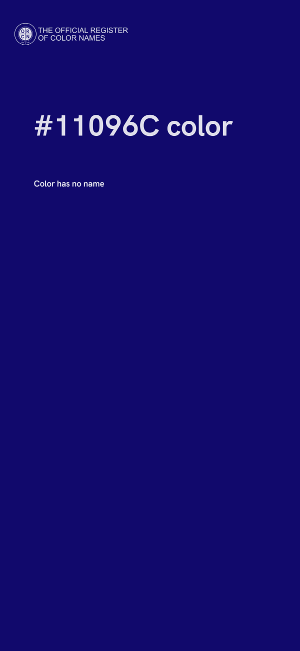#11096C color image