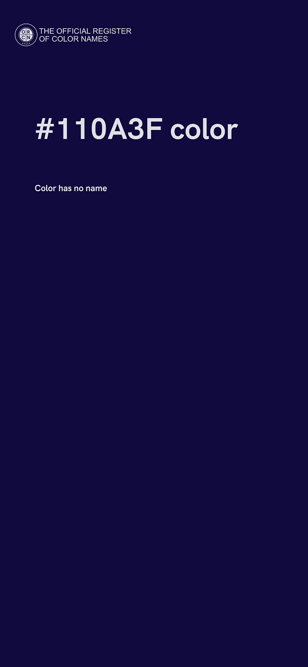 #110A3F color image
