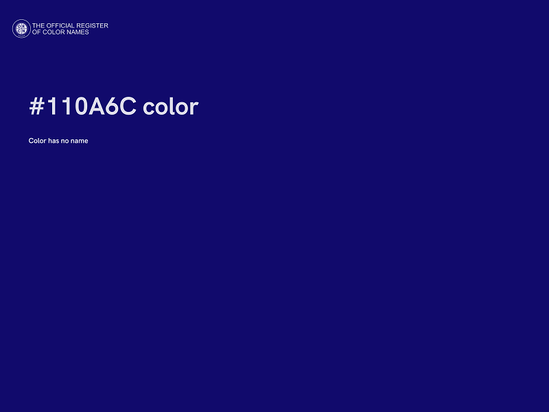 #110A6C color image