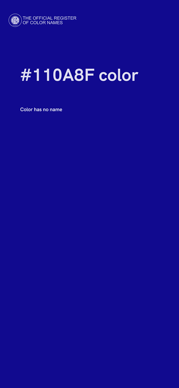 #110A8F color image