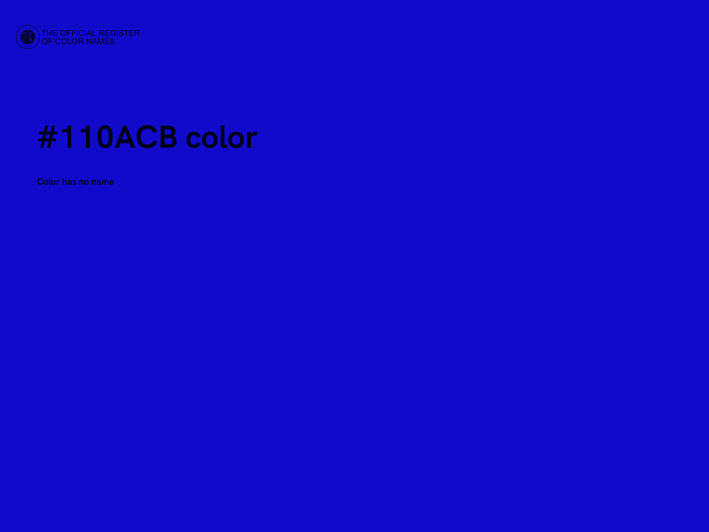 #110ACB color image