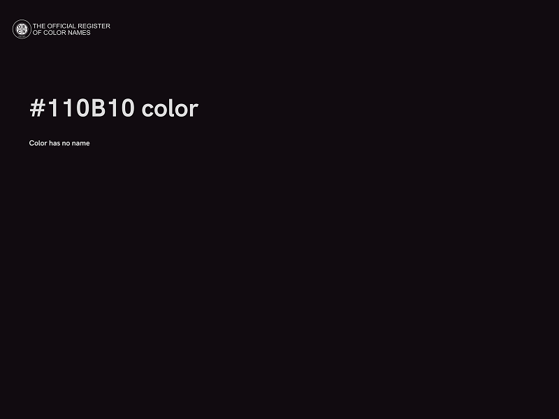 #110B10 color image