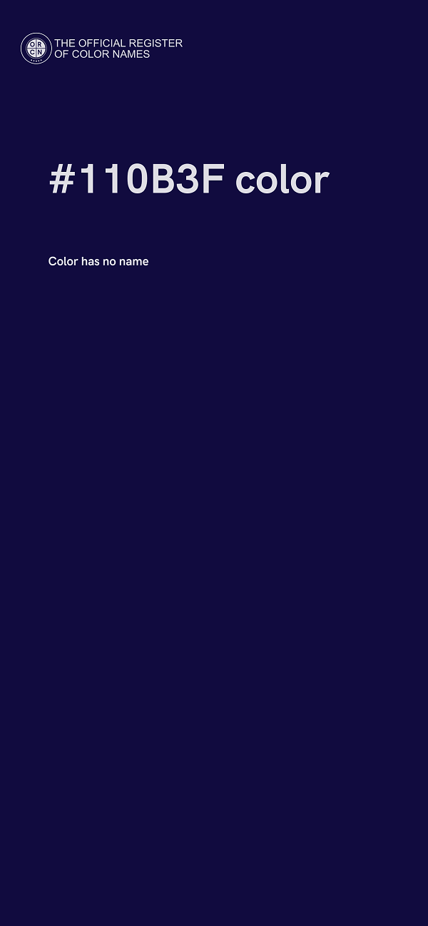 #110B3F color image