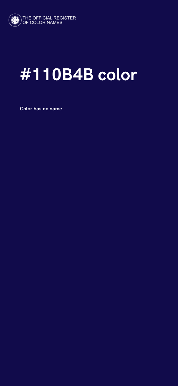 #110B4B color image