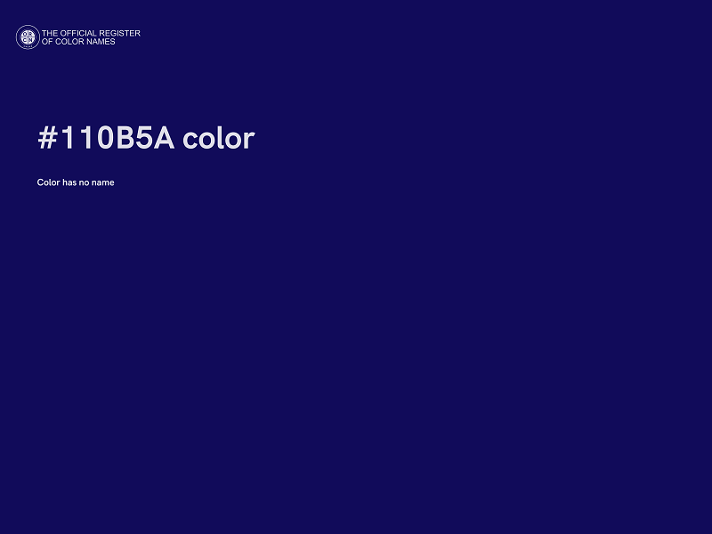 #110B5A color image