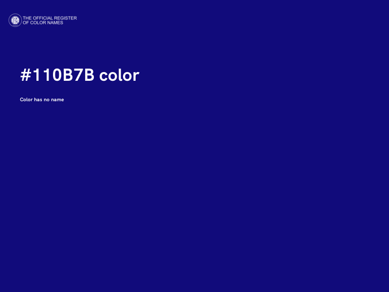 #110B7B color image