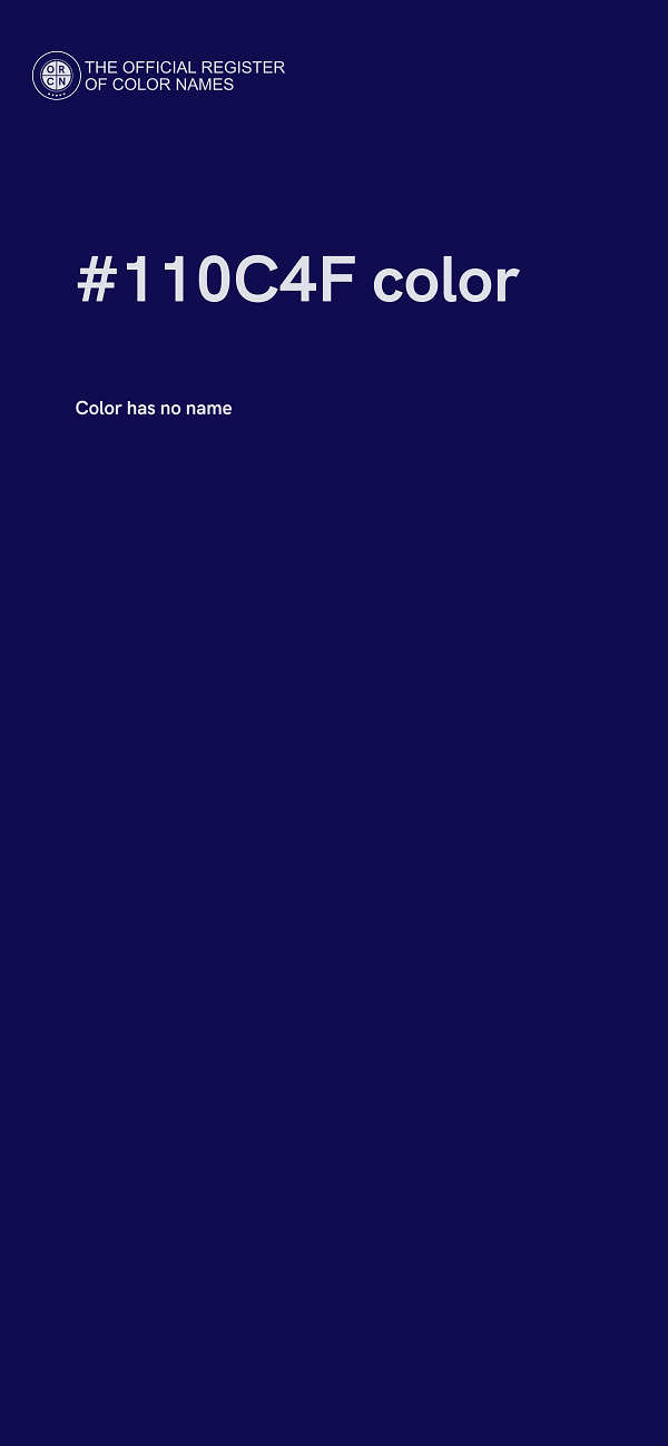 #110C4F color image