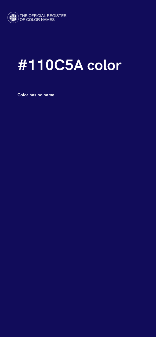 #110C5A color image