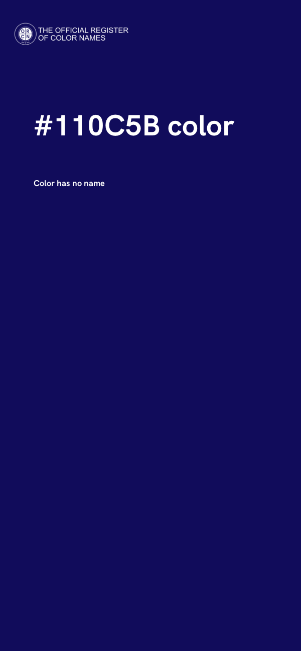 #110C5B color image