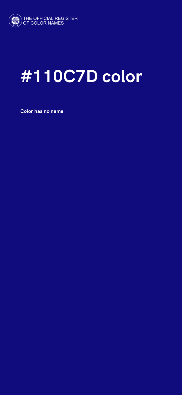 #110C7D color image