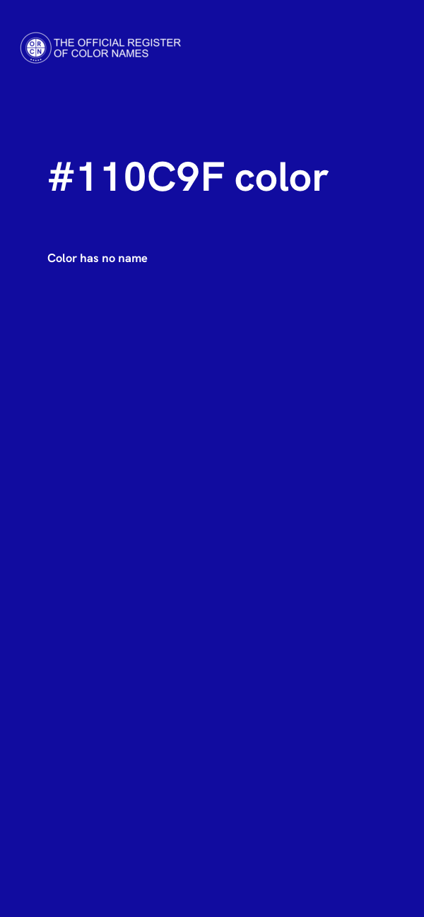 #110C9F color image