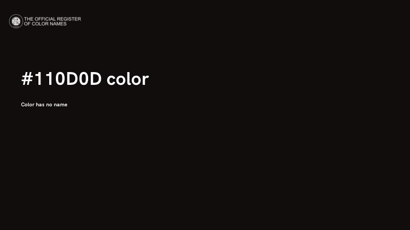 #110D0D color image