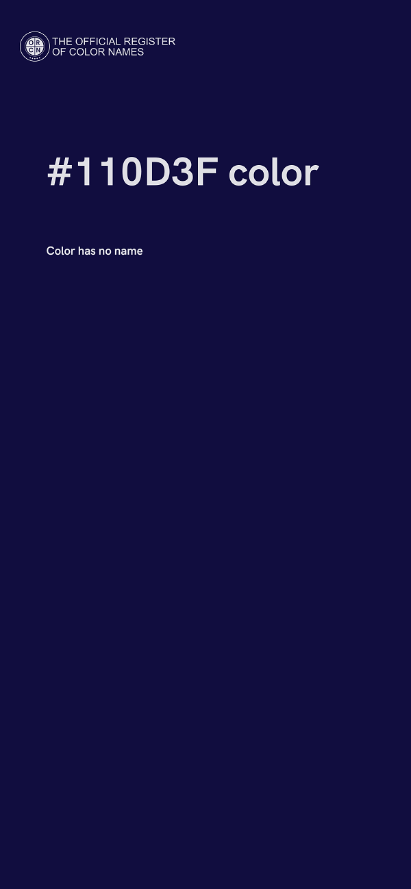 #110D3F color image