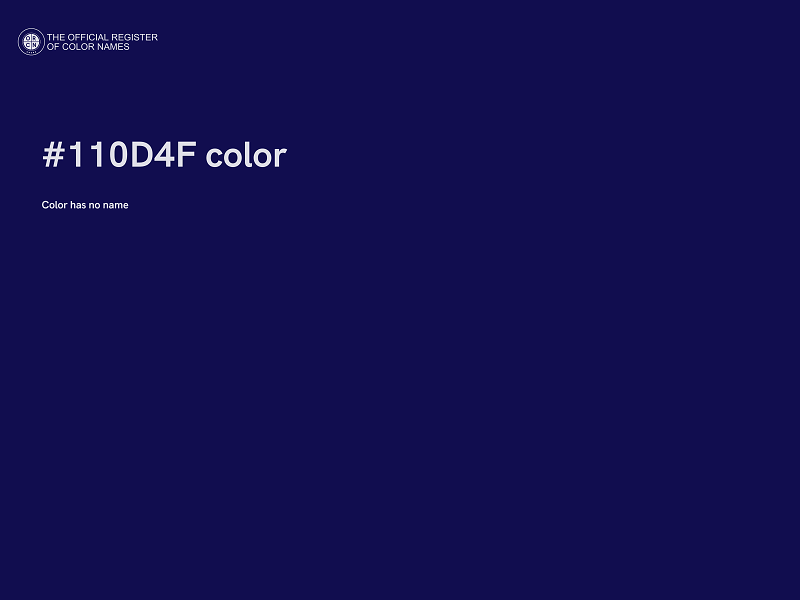 #110D4F color image