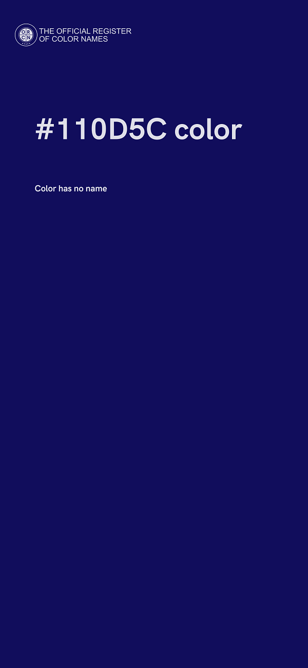 #110D5C color image