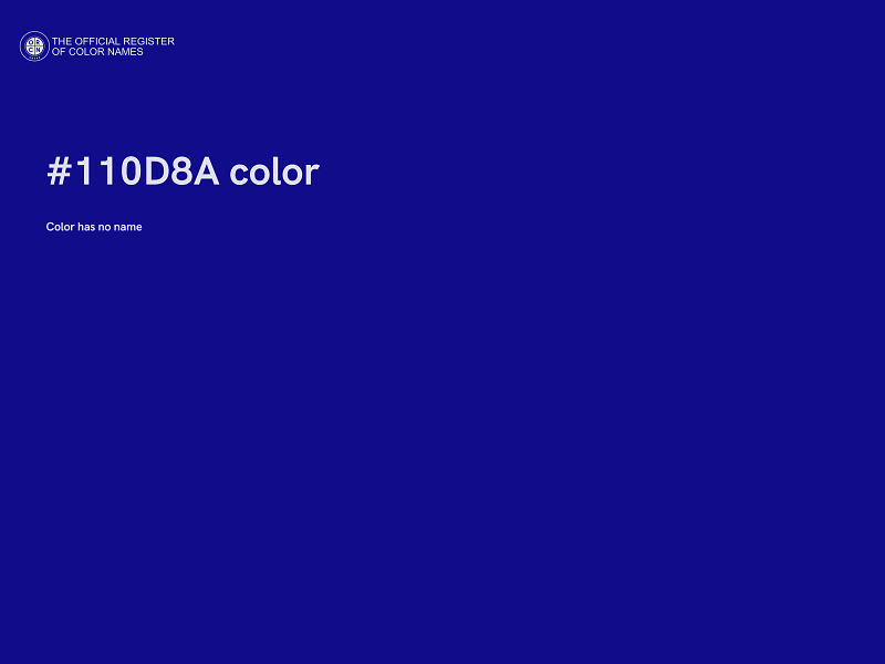 #110D8A color image