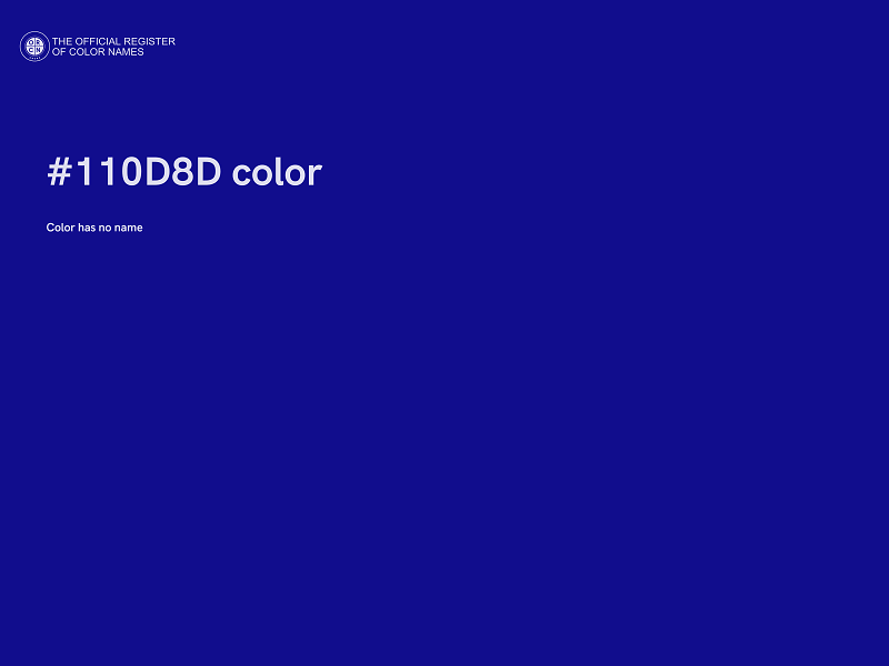 #110D8D color image