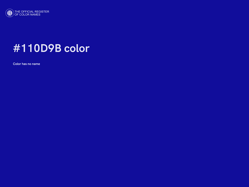 #110D9B color image