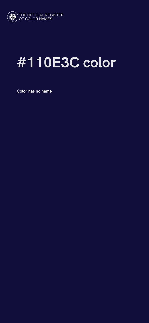 #110E3C color image