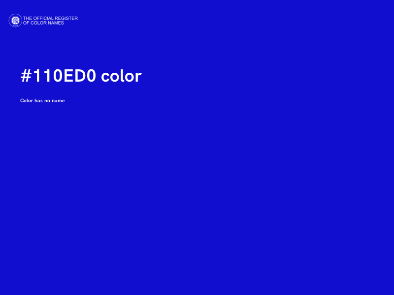 #110ED0 color image
