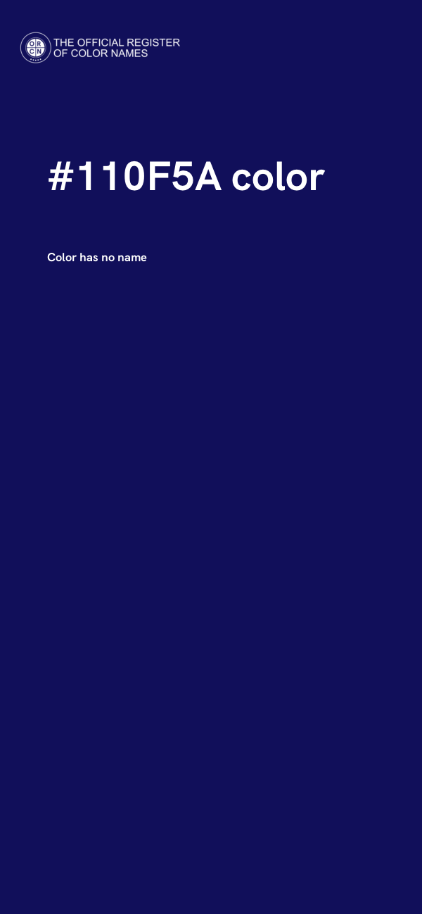 #110F5A color image