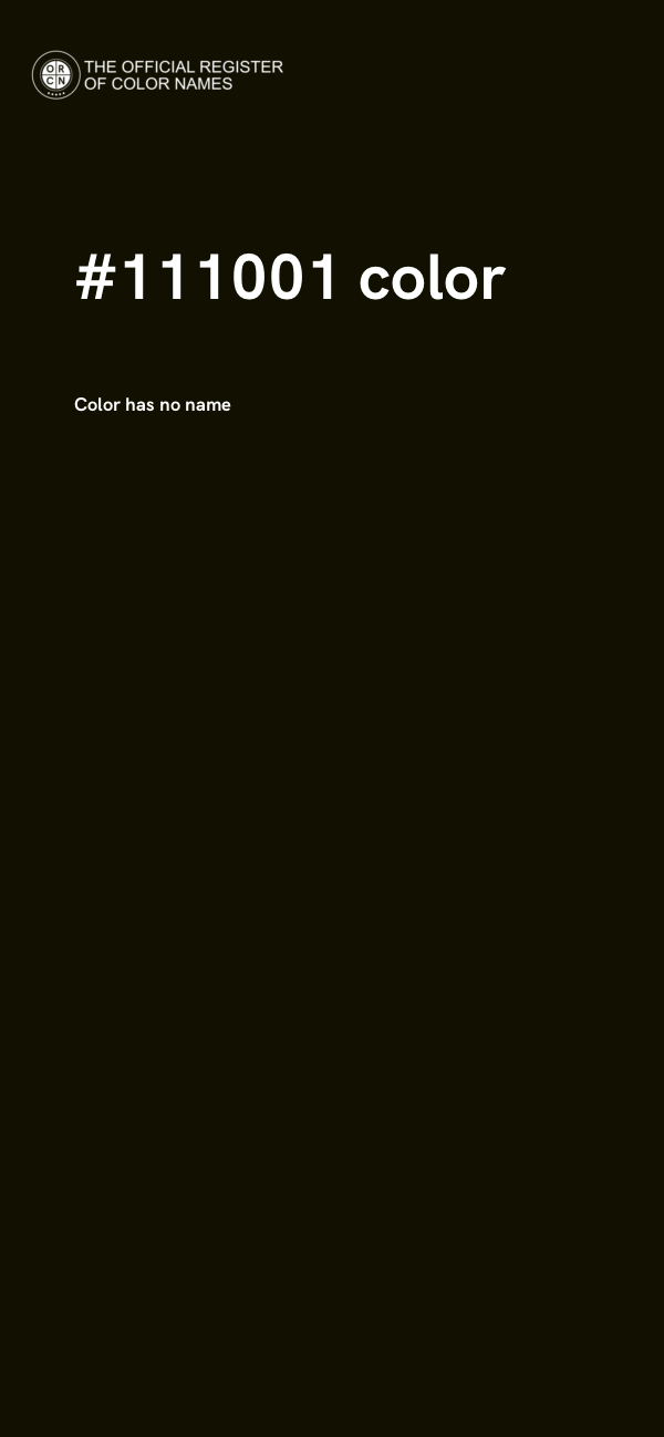 #111001 color image