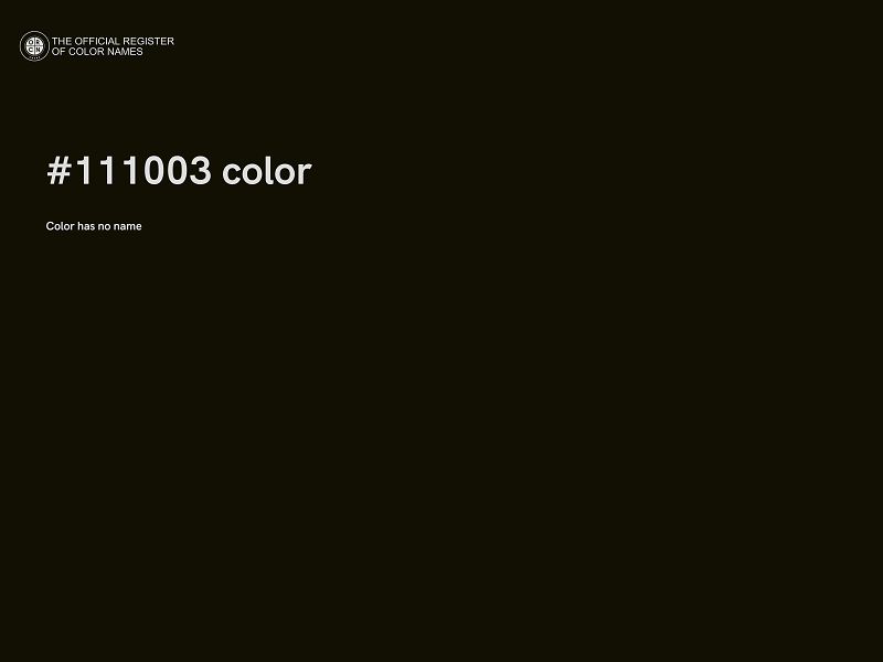 #111003 color image