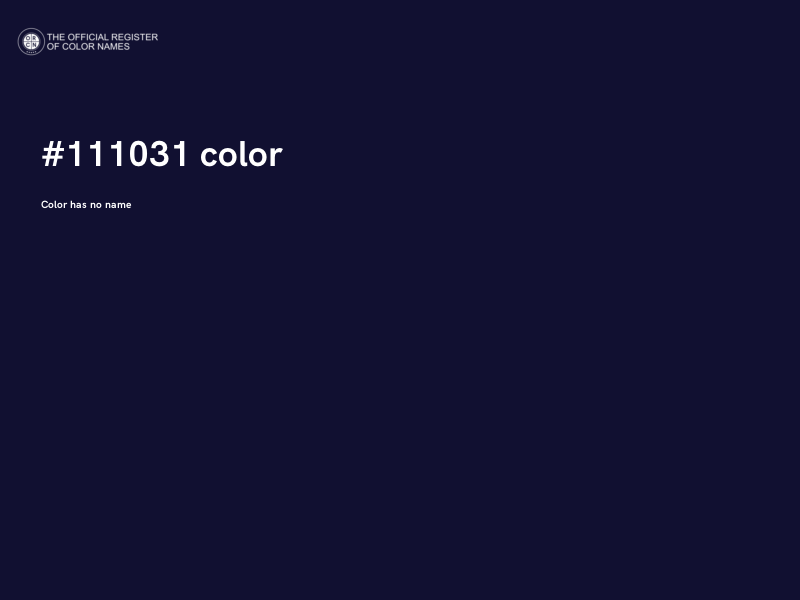 #111031 color image